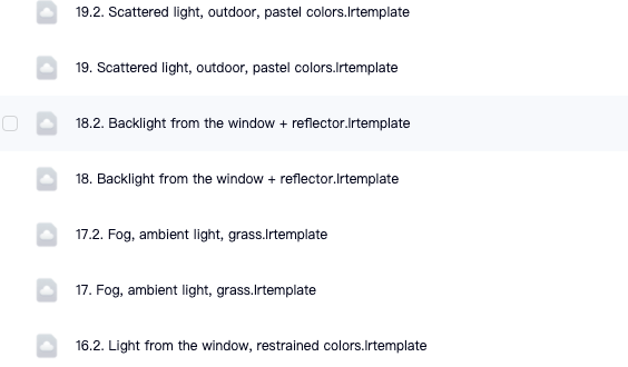 【设计素材】《38个即套即用电影质感Lr预设》【lr】网盘下载